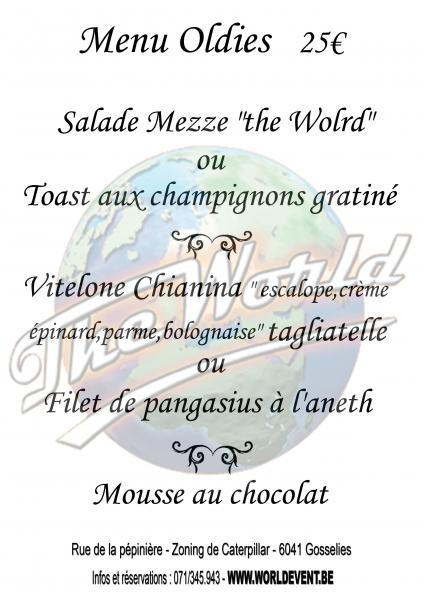 Soir�e Oldies au World le 26 septembre